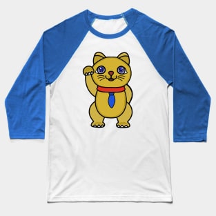 Lucky Cat - Luck Symbols Baseball T-Shirt